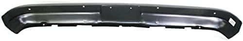 Front Bumper Primed Steel Without Impact Strip Holes Direct Replacement Compatible With 1973-1980 Chevrolet/GMC C/K Series GM1002256 6262158