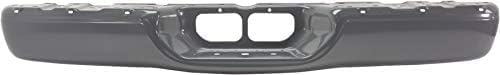 Rear Step Bumper Face Bar Painted Black Steel Direct Replacement Compatible With 2000-2006 Toyota Tundra TO1102230 521510C011