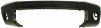 Front Bumper Cover Primed With Fog Light Holes & Without Parking Aid Sensor Holes Direct Replacement Compatible With 2007-2013 Toyota Tundra TO1000332 521190C944