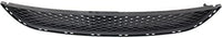 Front Bumper Grille Textured Gray Without Fog Light Holes Direct Replacement Compatible With 2012-2017 Buick Verano GM1036173 22824481