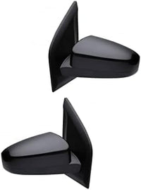Set Of 2 Front Power Mirror Non-Folding Non-Heated Primed Left Driver & Right Passenger Side Direct Replacement Compatible With 2007-2012 Nissan Sentra NI1320167 NI1321167