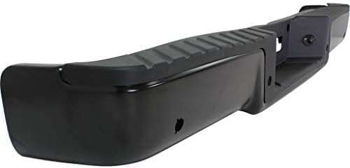 Step Bumper Assembly Primed Steel Hitch Style With Rear Object Sensor Holes Direct Replacement Compatible With 2006-2008 Ford F-Series FO1103139 8L3Z17906EPTM-PFM
