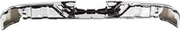 Step Bumper Face Bar Only Chrome Steel Without Sensor Holes Direct Replacement Compatible With 2005-2015 Toyota Tacoma TO1102240 5215104061