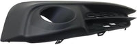Set Of 2 Front Fog Lamp Molding Primed Right Passenger & Left Driver Side Direct Replacement Compatible With 2016-2018 Honda Civic HO1039129 HO1038129 71103TBAA10 71108TBAA10
