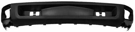 Front Bumper Chrome Steel + Grille + Lower Valance + Extension Textured + End Caps + Brackets Left & Right Side Direct Replacement Compatible With 2007-2013 Chevrolet Silverado 1500