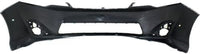 Front Bumper Cover Primed + Grille Textured Direct Replacement Compatible With 2012-2014 Toyota Camry TO1000378 TO1036128 5211906974 5311206200