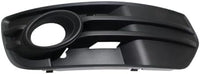 Set Of 2 Front Fog Lamp Molding Primed Plastic Right Passenger & Left Driver Side Direct Replacement Compatible With 2009-2012 Audi Q5 AU1039108 AU1038108 8R0807682A01C 8R0807681A01C