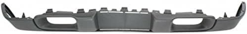 Front Bumper Lower Valance Air Deflector Textured With Fog Light Holes Direct Replacement Compatible With 1998-2004 Chevrolet S10 Pickup GM1092164 88967926