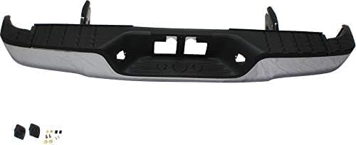 Rear Step Bumper Assembly Chrome Steel Direct Replacement Compatible With 2007-2013 Toyota Tundra TO1103117 521510C060-PFM