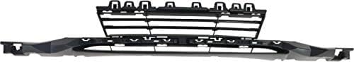 Front Bumper Center Grille Textured Plastic Direct Replacement Compatible With 2016-2019 BMW 3-Series BM1036176 51117386152