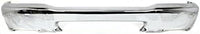 Front Bumper Chrome Styleside With Pad Holes Direct Replacement Compatible With 1998-2000 Ford Ranger FO1002346 F87Z17757BA