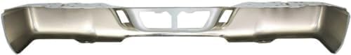 Rear Step Bumper Face Bar Chrome Steel Direct Replacement Compatible With 2007-2013 Toyota Tundra TO1102244 521510C060