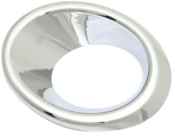 Set Of 2 Front Fog Light Molding Chrome Plastic Left Driver & Right Passenger Side Direct Replacement Compatible With 2013-2016 Nissan Pathfinder NI1039138 NI1038138