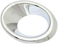 Set Of 2 Front Fog Light Molding Chrome Plastic Left Driver & Right Passenger Side Direct Replacement Compatible With 2013-2016 Nissan Pathfinder NI1039138 NI1038138