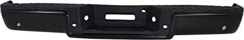 Rear Bumper Face Bar Steel With Pads Direct Replacement Compatible With 2004-2006 Ford F-150 FO1103120