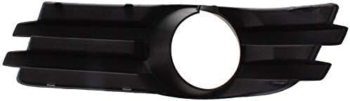 Set Of 2 Front Fog Light Cover Primed Left Driver & Right Passenger Side Direct Replacement Compatible With 2008-2010 Dodge Grand Caravan CH2599103 CH2598103 5113232AA 5113233AA