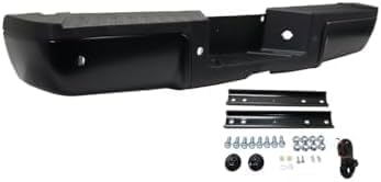 Step Bumper Assembly Primed Steel With Object Sensor Holes Direct Replacement Compatible With 2013-2016 Ford F-Series Super Duty FO1103175 9C3Z17906CPTM-PFM