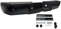 Step Bumper Assembly Primed Steel With Object Sensor Holes Direct Replacement Compatible With 2013-2016 Ford F-Series Super Duty FO1103175 9C3Z17906CPTM-PFM