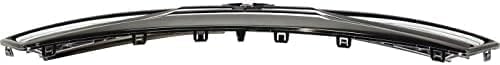Front Grille Black Shell And Insert Plastic Direct Replacement Compatible With 2017-2019 Mitsubishi Mirage MI1200270 6402A377