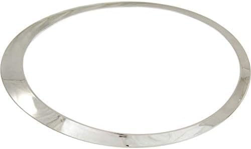 Set Of 2 Front Head Light Bezel Chrome Plastic Left Driver & Right Passenger Side Direct Replacement Compatible With 2007-2015 Mini Cooper MC2507101 MC2506101 51137149906 51137149905