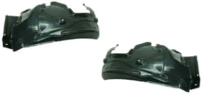 Set Of 2 Front Fender Liner Rear Section Left Driver & Right Passenger Side Direct Replacement Compatible With 2006-2012 BMW 3-Series 51717059377-PFM 51717059378-PFM