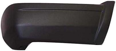 Rear Bumper Face Bar Primed Steel + End Caps Textured Right Passenger And Left Driver Side Direct Replacement Compatible With Jeep Cherokee 1997-1999 CH1102338 CH1105139 CH1104139