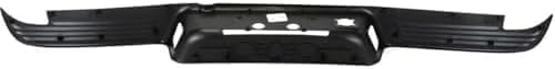 Rear Step Bumper Face Bar Chrome Steel & Pad Plastic Direct Replacement Compatible With 2002-2008 Dodge Ram 1500/2003-2009 2500 3500 CH1102371 CH1191110 68004420AB 55077340AD