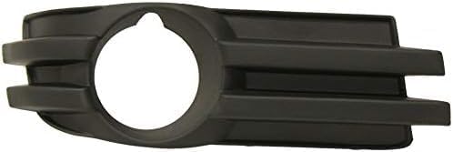 Set Of 2 Front Fog Light Cover Primed Left Driver & Right Passenger Side Direct Replacement Compatible With 2008-2010 Dodge Grand Caravan CH2599103 CH2598103 5113232AA 5113233AA