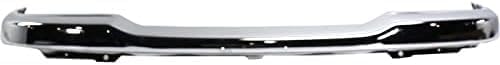 Front Bumper Chrome Steel Without Fog Light Holes Direct Replacement Compatible With 2001-2005 Ford Ranger FO1002369 1L5Z17757BA
