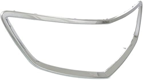 Front Grille Surround Molding Chrome Direct Replacement Compatible With 2015-2017 Acura TLX AC1202106 75105TZ3A01