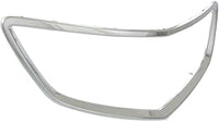 Front Grille Surround Molding Chrome Direct Replacement Compatible With 2015-2017 Acura TLX AC1202106 75105TZ3A01