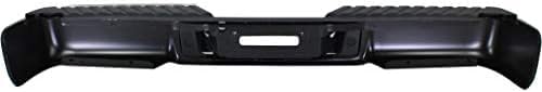 Rear Step Bumper Assembly Steel Without Rear Object Sensor Holes Direct Replacement Compatible With 2006-2008 Ford F-150 / Lincoln Mark FO1103137 8L3Z17906DPTM-PFM