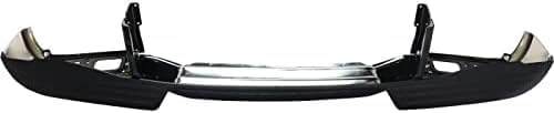 Rear Step Bumper Face Bar Chrome Steel Direct Replacement Compatible With 2012-2021 Nissan NV-Series Full Size Van NI1102159 850101PA0B
