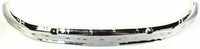 Front Bumper Chrome + Upper Cover + Lower Valance + Outer Mounting Brackets Right & Left Side Direct Replacement Compatible With 94-01 Dodge Ram 1500/94-02 2500 3500 CH1000232
