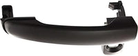 Front Exterior Door Handle Smooth Black with Keyhole Left Side Direct Replacement Compatible with 2004-2008 Chevrolet Malibu / 2006-2011 HHR FDH010147 22672194 22672201