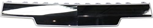 Front Bumper Impact Bar Skid Plate Chrome Direct Replacement Compatible With 2014-2015 Chevrolet Silverado 1500 GM1087249 22944882