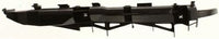 Set Of 2 Front Bumper Support Bracket Plastic Left Driver & Right Passenger Side Direct Replacement Compatible With 2006-2009 Toyota 4Runner TO1067163 TO1066163 5211535110 5211635100