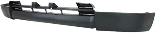 Front Bumper Face Bar Chrome Steel + Lower Valance Panel Textured Plastic Direct Replacement Compatible With 1996-1998 Toyota 4Runner TO1002172 TO1095176 5391135910 5210135320