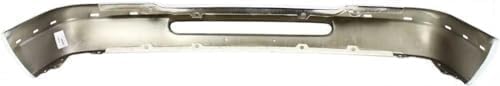 Front Bumper Chrome Steel With Molding Holes Direct Replacement Compatible With 1993-1997 Ford Ranger FO1002244 F57Z17757AA