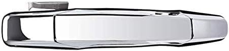 Set of 4 Front and Rear Exterior Door Handle Chrome Left Driver & Right Passenger Side Direct Replacement Compatible with 2007-2013 Chevrolet Silverado/GMC Sierra GM1311163
