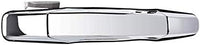 Set of 4 Front and Rear Exterior Door Handle Chrome Left Driver & Right Passenger Side Direct Replacement Compatible with 2007-2013 Chevrolet Silverado/GMC Sierra GM1311163