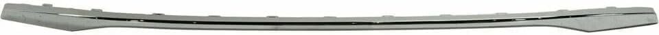 Front Bumper Lower Grille + Molding Chrome + Fog Light Covers Textured Right Passenger & Left Driver Side Direct Replacement Compatible With 2013-2015 Honda Civic HO1044102 HO1036113