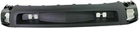Front Bumper + End Caps Chrome + Lower Valance Textured + Fog Light Assembly Right & Left Side Direct Replacement Compatible With Chevrolet Silverado 2500HD 3500HD 2007-2010 GM1092202
