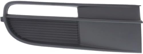 Set Of 2 Front Fog Light Cover Primed Without Chrome Molding Left Driver & Right Passenger Side Direct Replacement Compatible With 2012-2019 Volkswagen Beetle VW1039128 VW1038128