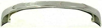Front Bumper Chrome Steel With Air And Molding Hole Direct Replacement Compatible With 1992-1997 Ford F-Series FO1002254 F3TZ17757AB