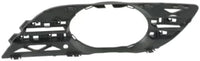 Set Of 2 Front Fog Light Molding Primed Plastic Left Driver & Right Passenger Side Direct Replacement Compatible With 2007-2009 Mercedes Benz E-Class MB1039115 MB1038115