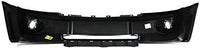 Front Bumper Cover + Lower Valance Primed + Molding Chrome Direct Replacement Compatible With 2005-2007 Jeep Grand Cherokee CH1090130 CH1044101 CH1000450 5159125AB 5159124AA 5159127AA