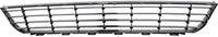 Front Bumper Grille Textured Plastic Direct Replacement Compatible With 2010-2014 Volkswagen Jetta/Golf VW1036139 1K9853677A9B9