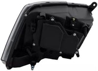 Front Headlight Assembly With Black Interior Left Driver Side Direct Replacement Compatible With 2014-2015 Ram 1500 2500 3500 CH2502245 68093221AB