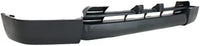 Front Bumper Face Bar Chrome Steel + Lower Valance Panel Textured Plastic Direct Replacement Compatible With 1996-1998 Toyota 4Runner TO1002172 TO1095176 5391135910 5210135320